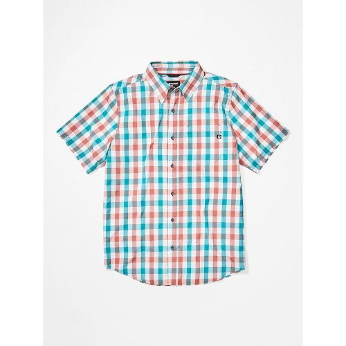 Marmot Kingswest Shirts For Mens Blue MBH085124